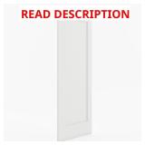 24 in. x 80 in. Shaker White Primed Door
