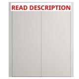 Frameless V 48x96 Double Prehung French Door