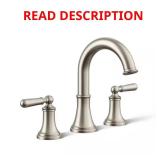 Capilano 8 in. Widespread Faucet, Nickel