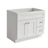 Brookings Bath Vanity Cabinet White