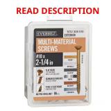 Torx Exterior Flat-Head Screws 1 lb Box