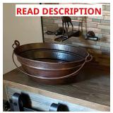Simply Copper 16"x12" Oval Copper Bucket Sink