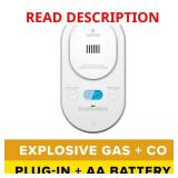 Kidde Plug-In CO & Explosive Gas Detector