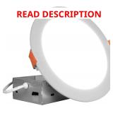 NICOR IXE 6-in Canless LED Downlight 12-Pack