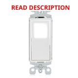 Lutron Decora LED Rocker 3-Way Switch White