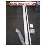White Vinyl Blind Shade, 37.25" x 72"