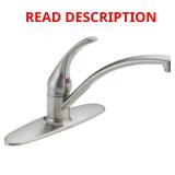Foundation Single-Handle Faucet SS B1310LF-SS