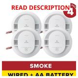 Kidde Hardwired Smoke Detector 4-Pack