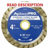 Avanti Pro 4 in. Turbo Diamond Blade