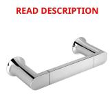 Genta LX 9 in. Wall-Mounted Towel Bar, Chrome