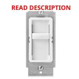 Leviton SureSlide Dimmer 6672-1LW, White