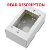 Wiremold 500/700 Raceway Box, 1-Gang, White