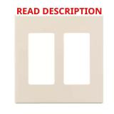 2-Gang Light Almond Plate 1-Pack 80309-T