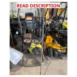 Ryobi 2900 PSI 2.5gpm Pressure Washer