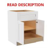 Washington Vesper White Cabinet, 24x34.5x24