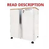 HUSKY 28x33x19 White Garage Storage Worktop