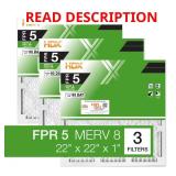 HDX 22 x 22 x 1 Pleated Filter FPR 5