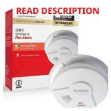 10-Year Battery Smoke Detector with Ionization