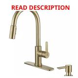 Paulina Matte Gold Pull-Down Faucet