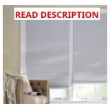(2) Shadow White Cellular Shades 30.75W x 48L