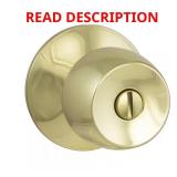 Defiant Brandywine Brass Bed/Bath Door Knob