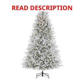 7.5 ft Kenwood Fraser Flocked Christmas Tree