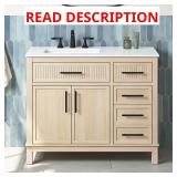 Glacier Bay Riley 42" Freestanding Vanity