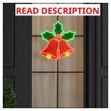 18 in LED Ringing Holiday Bells L7