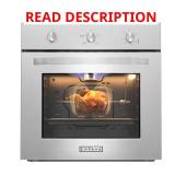 24-in. Single Gas Wall Oven, Stainless Steel