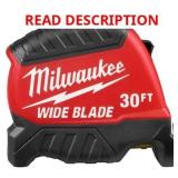 Milwaukee 30ft Wide Blade Tape Measure