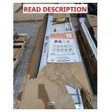 Steel Panel Garage Door, 8x7 White