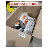 Electrical items and water filters box lot