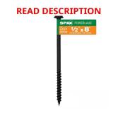 1/2 in. x 8 in. Exterior Lag Screws (1 EA)