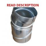4" Galvanized Adjustable Elbow