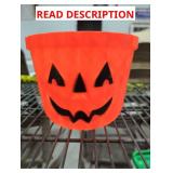 Plastic Pumpkin Bucket