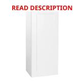 Avondale Shaker Alpine White Cabinet 12in W