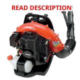 Backpack Blower, Gas, 510 cfm, 215 mph