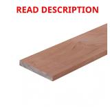 Ornamental Mouldings 1x6x2ft Cherry Board