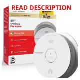 Hardwired 10-Year Battery Smoke Detector