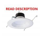 Halo Matte White 6 in. W LED Recessed 10 W