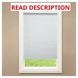 White Cordless Room Darkening Blinds 47x48