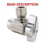 BrassCraft 1/2 in CTS to 3/8 in CTS Valve