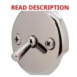3-1/8 in. Two-Hole Trip Lever Plate