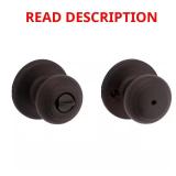 Cove Venetian Bronze Privacy Door Knob