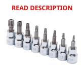 Tamper Torx Bit Socket Set (8-Pc)