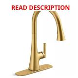 Conti Single Handle Pull-Down Faucet - Brass