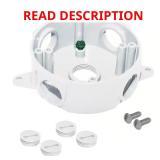 Round Weatherproof Outlet Box, 5x1/2" Holes