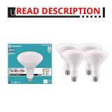 Universal BR40 Dimmable LED Flood Light 4-Pack
