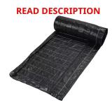3 ft. x 100 ft. Black Wire Backed Silt Fence