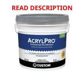 Custom Building AcrylPro Tile Adhesive